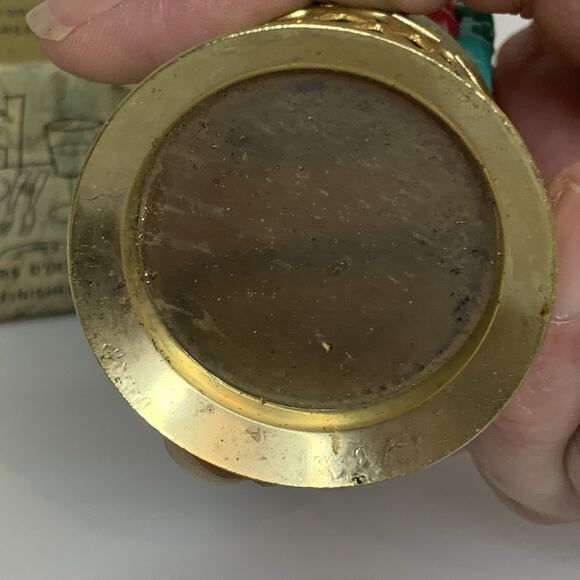 MCM Pick-Ette Pack Appetizer Fork Set 24 Plastic Forks With Gold Tone Holder - Picture 6 of 8